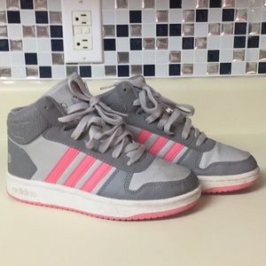 adidas high top girl shoes